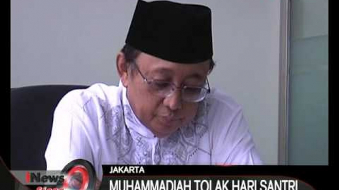 Muhammadiyah Tolak Penetapan Hari Santri Nasional - iNews Siang 22/10