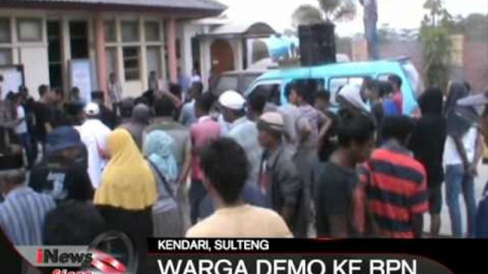 Ratusan Warga Demo Sengketa Lahan Di Kendari, Sulteng Berlangsung Ricuh - iNews Siang 20/11