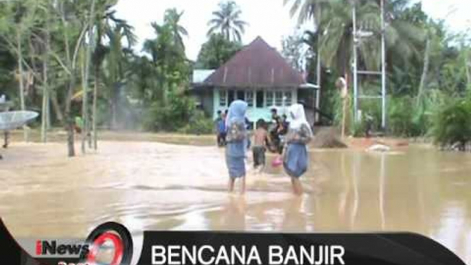 Hujan dengan intensitas tinggi menyebabkan beberapa daerah terendam banjir - iNews Pagi 22/01