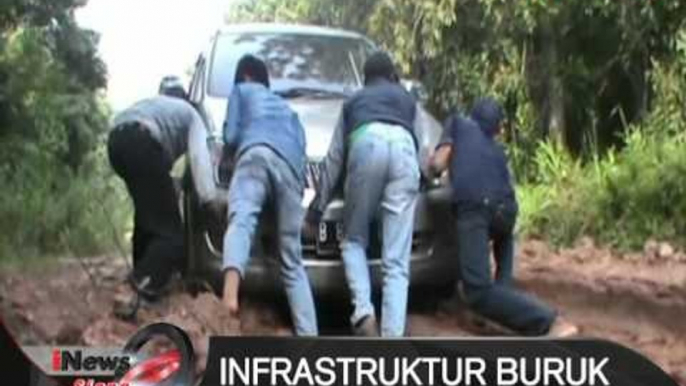 Jalan antar kabupaten akses di Oku Timur rusak parah - iNews Siang 26/02