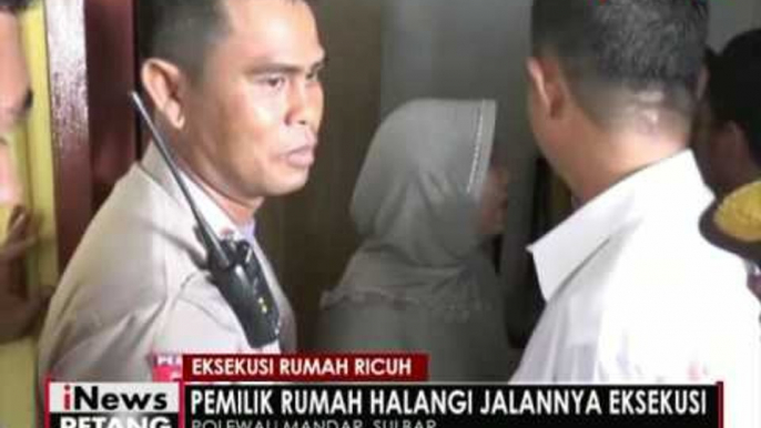 Eksekusi lahan beserta sebuah rumah di Polewali Mandar berlangsung ricuh - iNews Petang 30/05