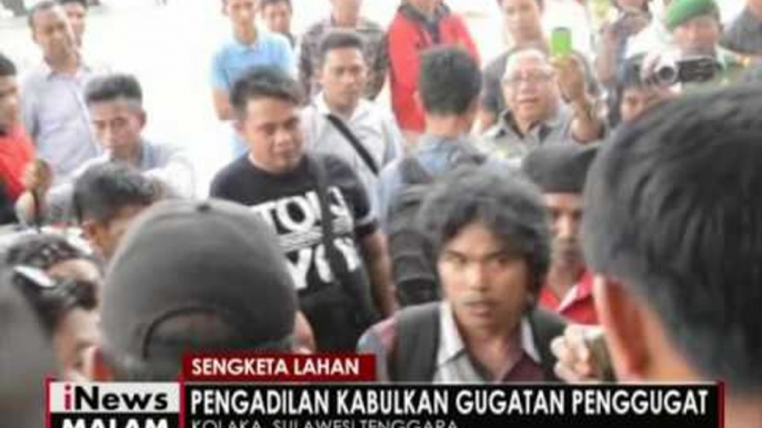 Ricuh aksi protes warga, terhadap sengketa lahan yang diperebutkan 2 keluarga - iNews Malam 01/06