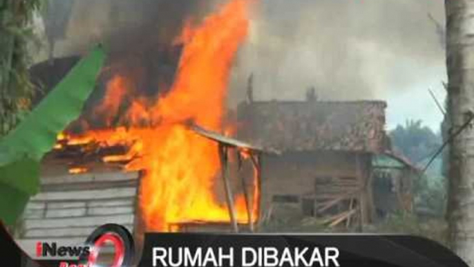 TNI bakar 83 rumah semi permanen diatas lahan sengketa - iNews Pagi 01/04