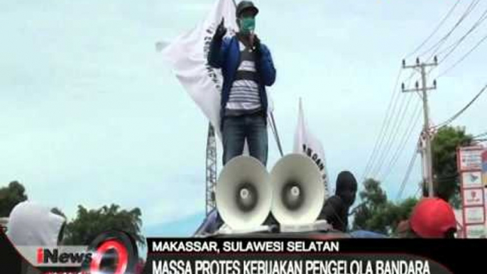 Tolak kebijakan bandara, kericuhan warnai aksi protes supir taksi di Makassar - iNews Malam 11/04