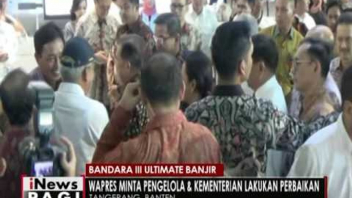 Pasca banjir bandara 3 Ultimate, Wapres JK minta pihak terkait lakukan perbaikan - iNews Pagi 16/08