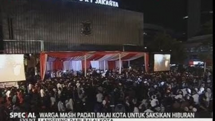 Warga Masih Terus Padati Kawasan Balai Kota Untuk Rayakan Pesta Rakyat Jakarta - Special Event 16/10