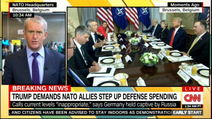 TRUMP Demands NATO Allies Step Up Defense Spending. #BreakingNews #News #DonaldTrump #FoxNews #CNN.