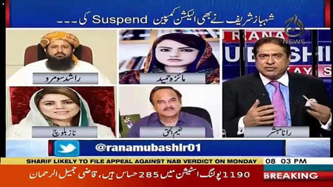 Are You In Touch With Maryam Nawaz -Rana Mubashir To Maiza Hameed