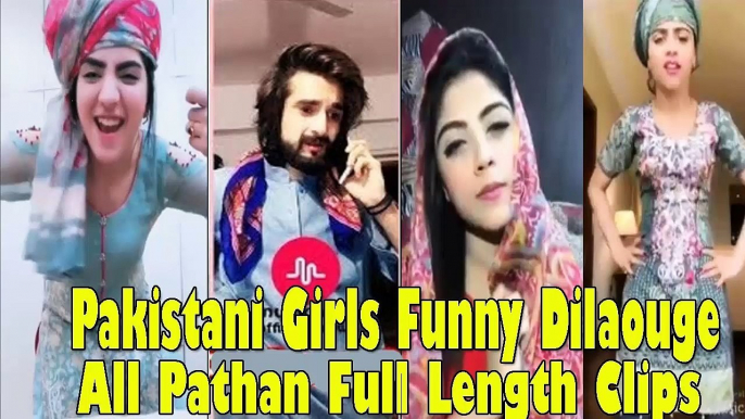 All Funny Girls Pathan Dialogue 2018| Boys & Girls Pakistani music, Best Comedy