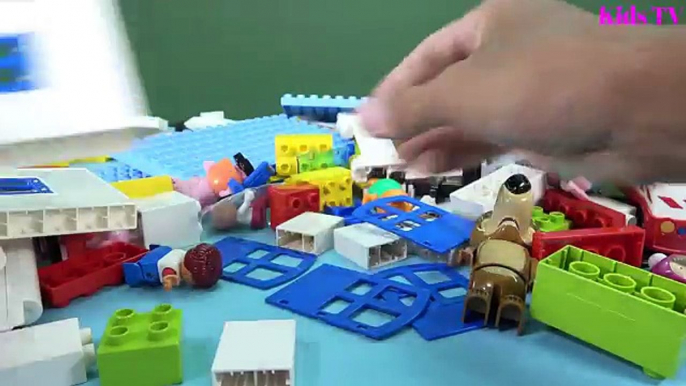 Peppa Pig Blocks Mega House Construction Sets - Lego Duplo House Creations Toys For Kids #8