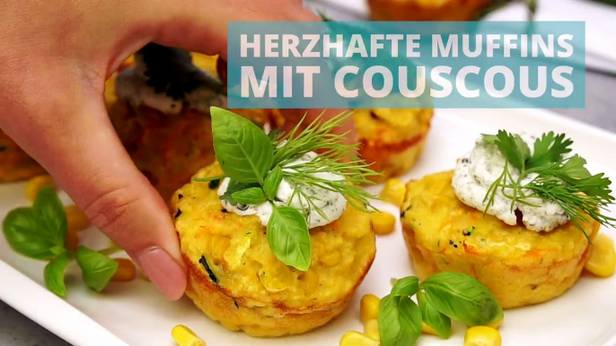 Als Häppchen auf Parties oder einfach als Snack - Couscous mit Frühlingsgemüse passt immer ZUM REZEPT