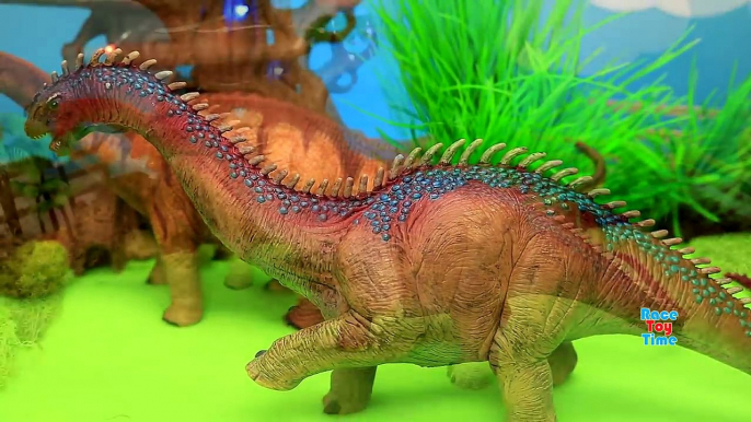 Toy Dinosaurs Zoo Jurassic World Adventure and Learn Dino Names Video For Kids