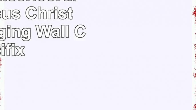 Catholic Stone Resin 14 Inch Misericordia INRI Jesus Christ Cross Hanging Wall Crucifix