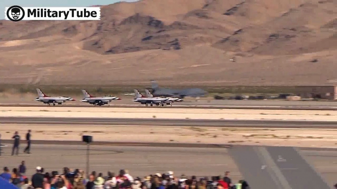 Awesome Air Show by U S  Air Force Thunderbirds With F 16 Fighting Falcon new