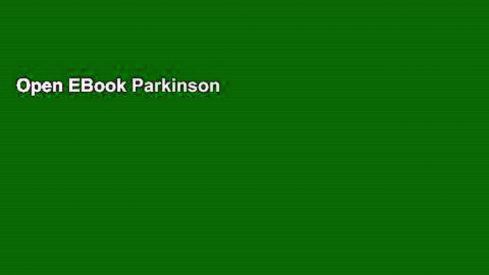 Open EBook Parkinson S Playbook, The A Game Plan To Put Your Parkinson S On The Defense online