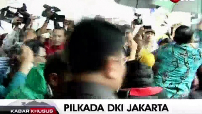 Ahok-Djarot Mendaftar Pilkada ke KPU Didampingi Megawati