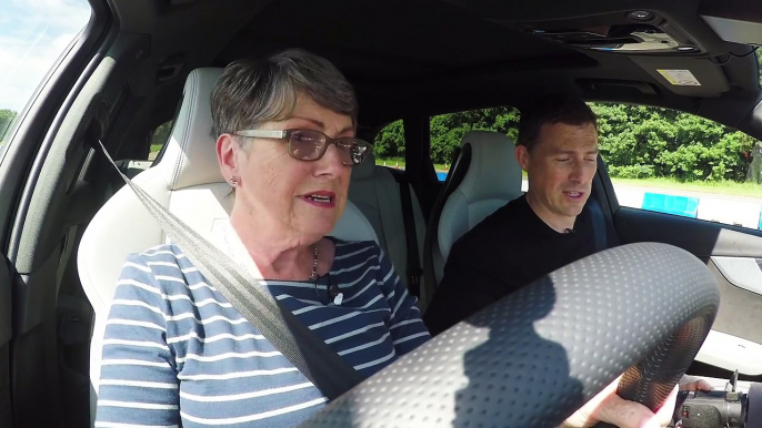 Hilarious - my 70 year old mom reacts to Audi RS4 performance | Mat Vlogs