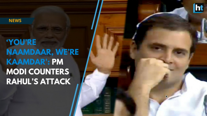 ‘You’re naamdaar (privileged), we’re kaamdar (working class)’: PM Modi counters Rahul’s attack