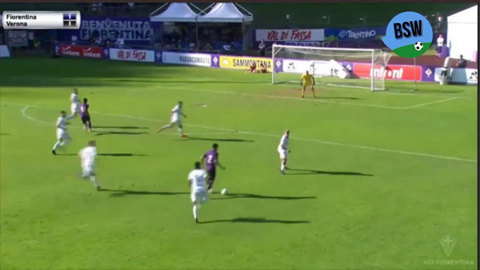 Federico Chiesa Goal - Fiorentina vs Hellas Verona 2-1  18/07/2018