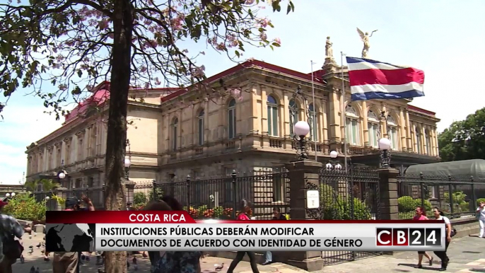 Entes públicos de Costa Rica modificarán documentos de acuerdo con identidad de género