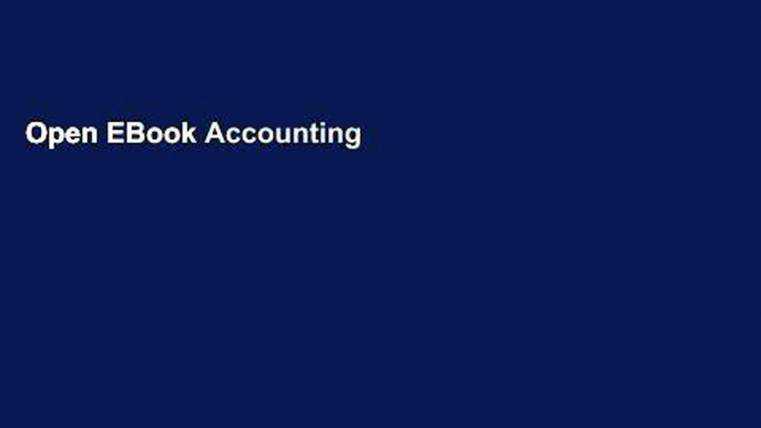 Open EBook Accounting Ledger: 120 pages: Size = 8.5 x 11 inches (double-sided), perfect binding,