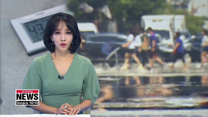 Heat warning continues across Korea, heat-related emergency calls up