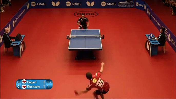 Un point incroyable au tennis de table : juste FOU