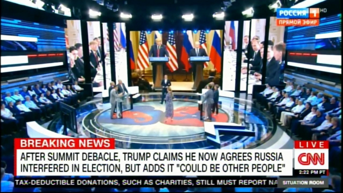 After Summit DEBACLE, TRUMP Claims He Now Agrees RUSSIA interfered in Election, But ADDS it "COULD BE OTHER PEOPLE". #BreakingNews #DonaldTrump #News #FoxNews #CNN.
