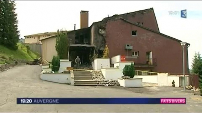 Suite de l'incendie au Lioran