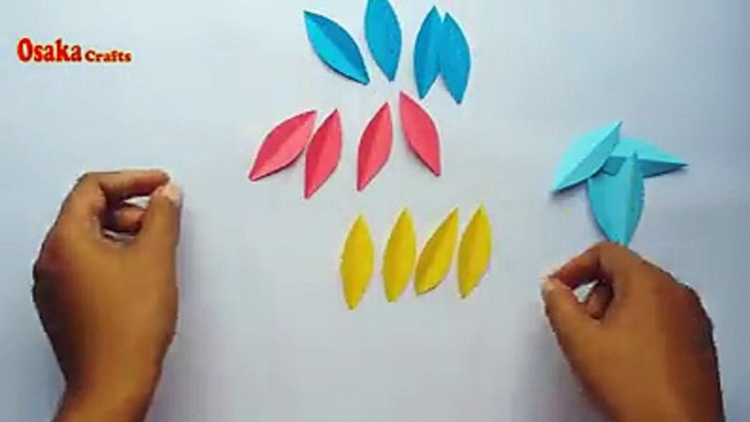 DIY crafts with paper - DIY: Paper Crafts!! How to Make Easy  Decorative Leaf Stick with Paper!! Home Decoration Idea!!!Credit: Osaka CraftsFull video: