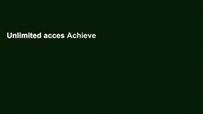 Unlimited acces Achieve PMP Exam Success: A Concise Study Guide for the Busy Project Manager Book