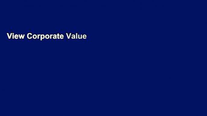 View Corporate Value of Enterprise Risk Management: The Next Step in Business Management (Wiley