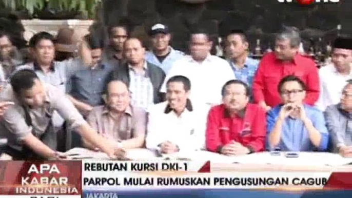 Tujuh Parpol Rumuskan Pengusungan Cagub Penantang Ahok