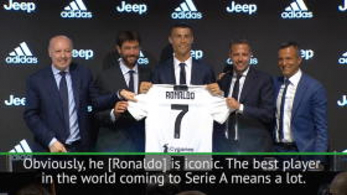 Ronaldo will raise the level of Serie A - Mia Hamm