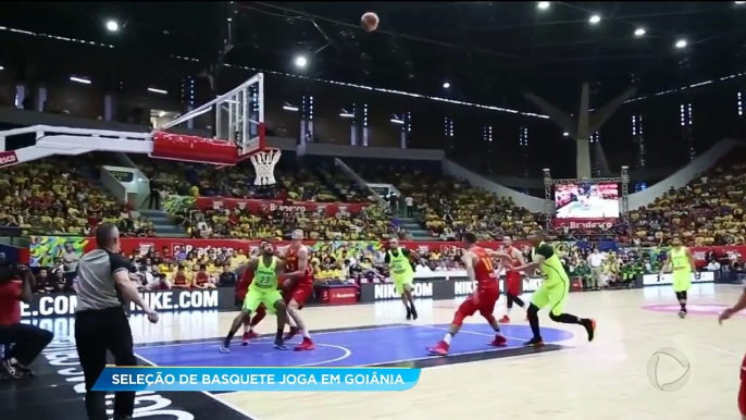 GA - Seleção de basquete joga em Goiânia - 20-02-2018