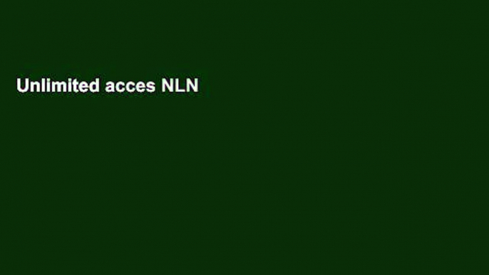 Unlimited acces NLN s Certified Nurse Educator Review: The Official National League for Nursing