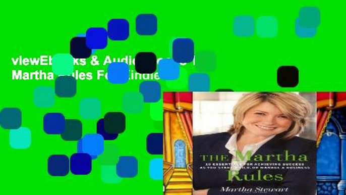 viewEbooks & AudioEbooks The Martha Rules For Kindle