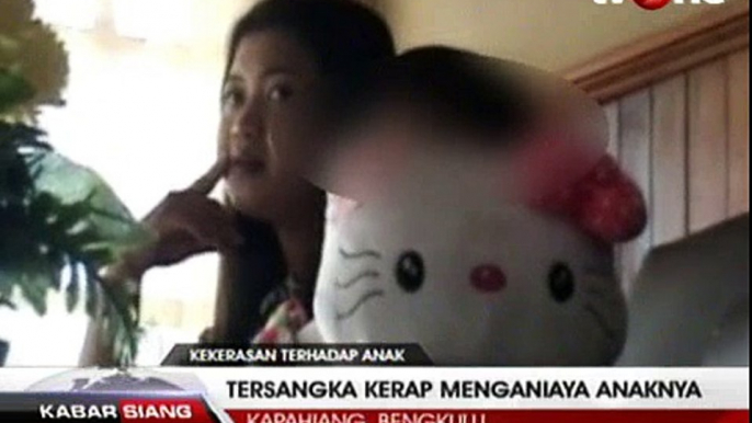 Seorang Ibu Tega Aniaya Anak Kandungnya Berusia 9 Tahun