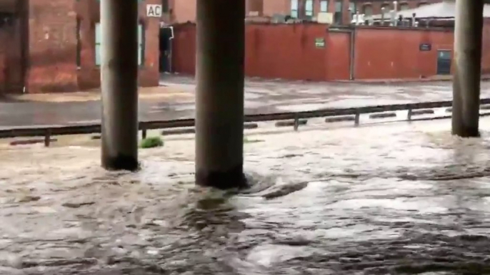 Heavy Rain Causes Flash-Flooding in Maryland