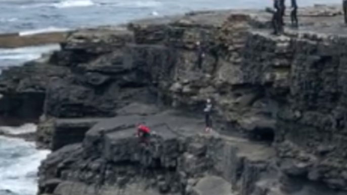 Video of Children Cliff-Diving in Ireland Sparks Warning From Officials