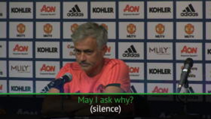 Mourninho's silence on United's Premier League chances