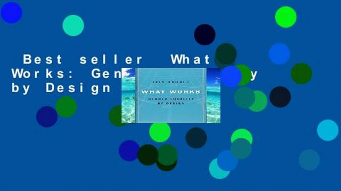 Best seller  What Works: Gender Equality by Design  E-book