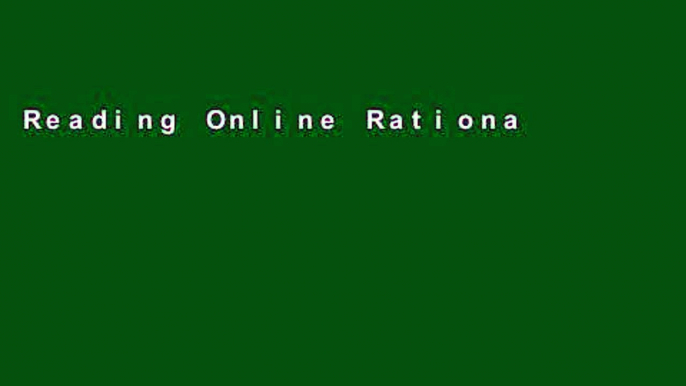 Reading Online Rational Expectations: Asset Allocation for Investing Adults: Volume 4 (Investing