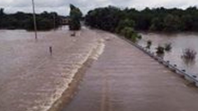 Heavy Flooding Forces Road Closures in Hershey, Pennsylvania