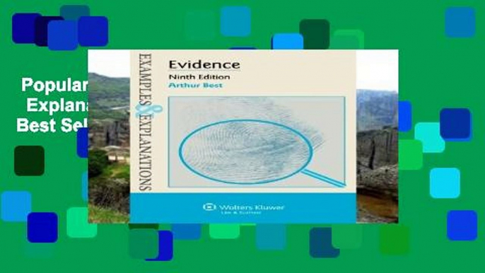 Popular Book  Evidence (Examples   Explanations) Unlimited acces Best Sellers Rank : #2