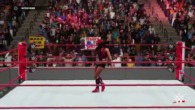 WWE 2K18 RAW NIKKI BELLA VS MARYSE (WITH LANA)