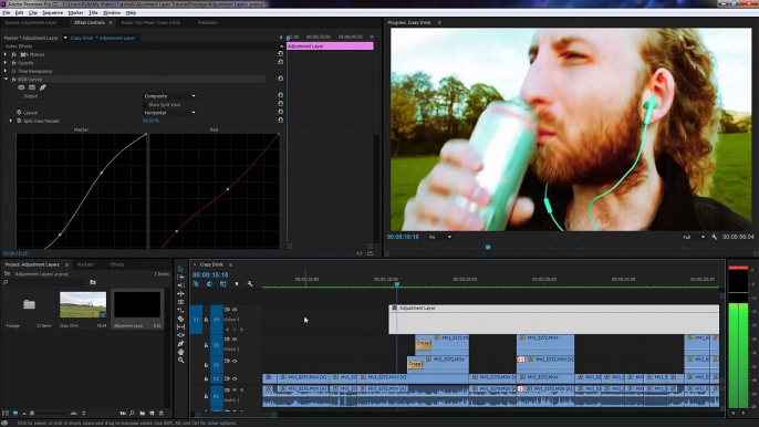 How to Fade an Adjustment Layer in Adobe Premiere