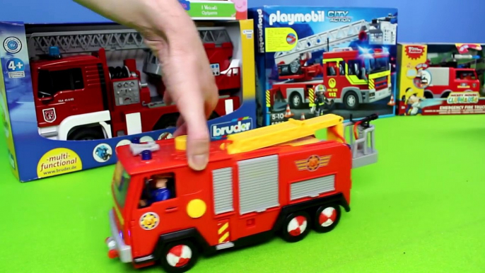 Feuerwehrautos Unboxing: Feuerwehrmann Sam, Paw Patrol, Peppa Pig & Lego Spielzeugautos fü