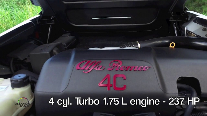 2016 Alfa Romeo 4c Spider 0 to 60 MPH in 4.5 seconds