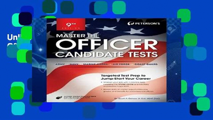 Unlimited acces Master the Officer Candidate Tests Book